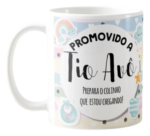 Caneca Presente Gravidez para Tio Avô Tivô Familia Cresceu - Anúncio de Gravidez (Tio Avô)
