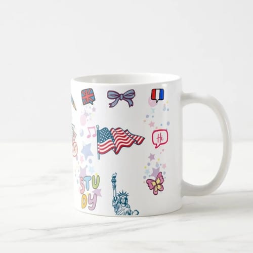 Caneca Personalizada para Miss Teacher Professora de Inglês