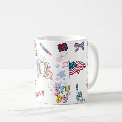 Caneca Personalizada para Miss Teacher Professora de Inglês