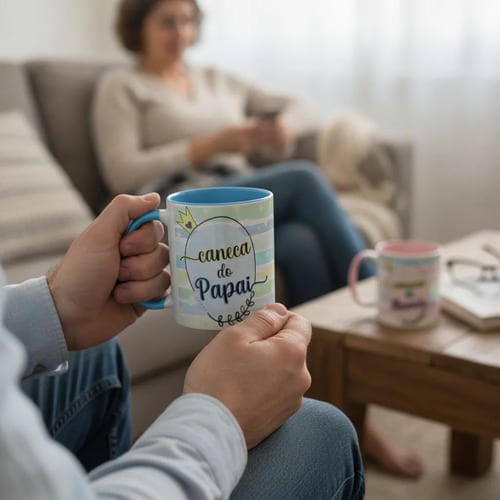 Conjunto Canecas Presente Para Papai E Mamãe