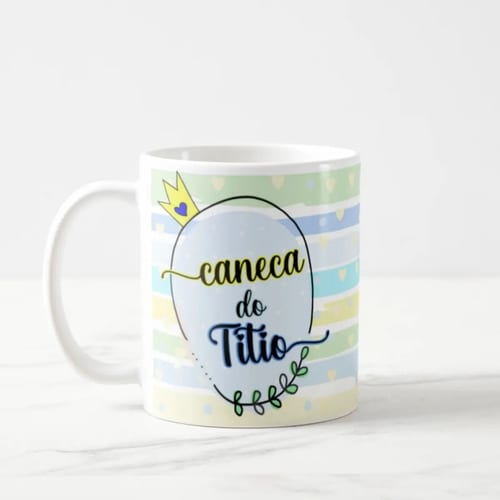 Conjunto 2 Canecas Personalizada Presente para Titia e Titio