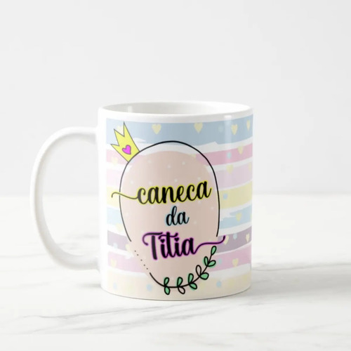 Conjunto 2 Canecas Personalizada Presente para Titia e Titio