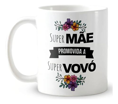 Caneca Personalizada Anúncio de Gravidez - Promovida a Vovó