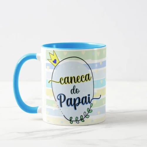 Caneca do Papai Lembrancinha de Aniversário para o Pai Papai