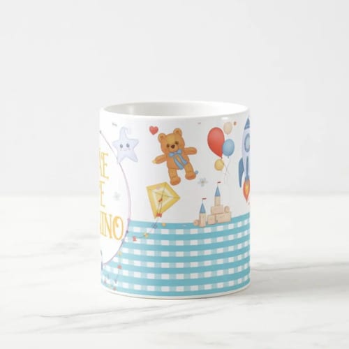 Caneca Surpresa Para Anunciar Gravidez - Mãe De Menino