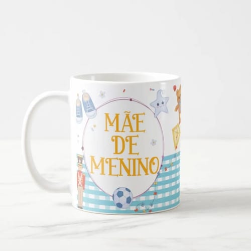 Caneca Surpresa Para Anunciar Gravidez - Mãe De Menino