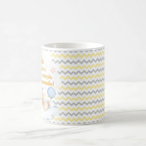 Caneca Surpresa Gravidez Grávida Tio Titio Estou a Caminho