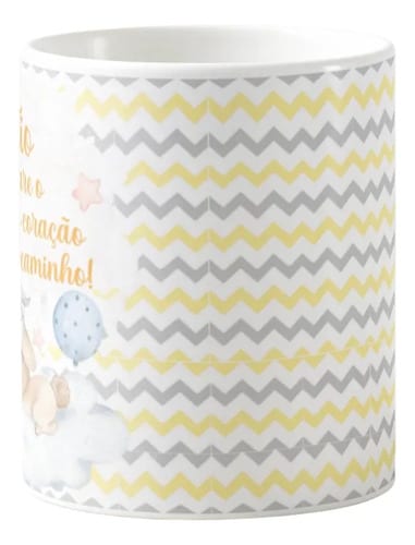 Caneca Surpresa Gravidez Grávida Tio Titio Estou a Caminho