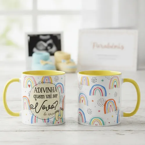 Caneca Presente Para Vovó Revelação De Gravidez