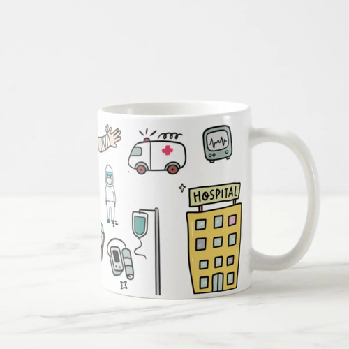 Caneca Enfermagem Presente Criativo Hospital Enfermeiros