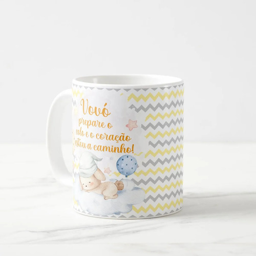 Caneca Surpresa Gravidez Grávida Avó Vovó Estou a Caminho