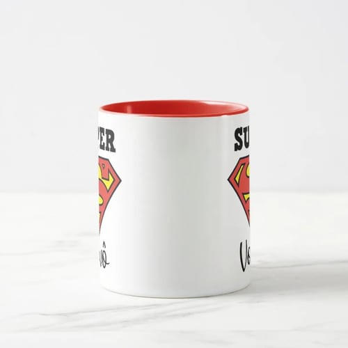 Caneca Divertida de Presente Personalizado para o Super Vovô