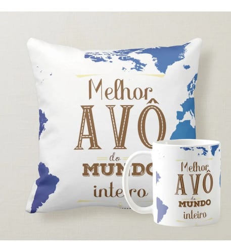 Kit Presente para o Dia dos Pais Melhor Avô do Mundo Inteiro