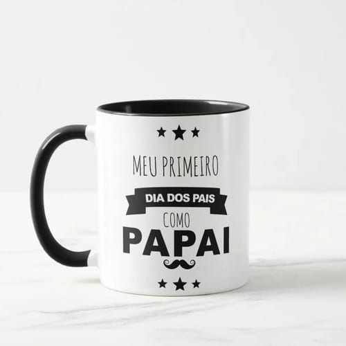 Caneca Presente Criativo Para Primeiro Dia Dos Pais
