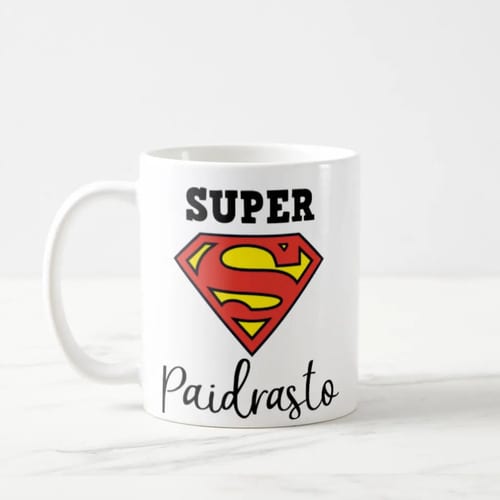 Caneca Padrasto Dia dos Pais Presente para Super Paidrasto