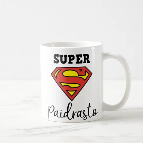 Caneca Padrasto Dia dos Pais Presente para Super Paidrasto