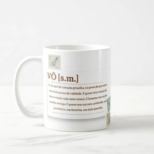 Caneca Presente Para O Dia Dos Pais Significado Vô Avô