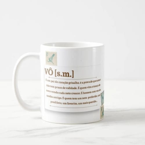Caneca Avô Presente Significado Vô Dia dos Avôs