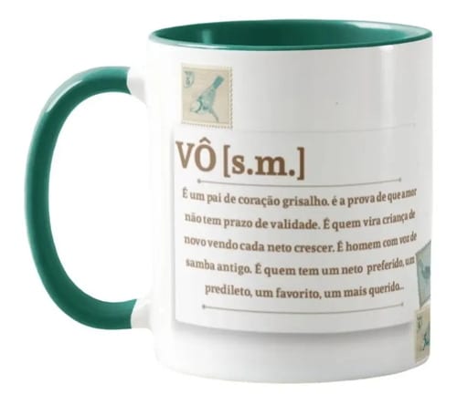 Caneca Presente Criativo Significado Vô - Dia Dos Pais - Família (Avô)