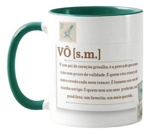 Caneca Presente Criativo Significado Vô - Dia Dos Pais - Família (Avô)