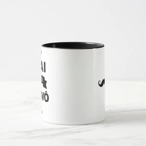 Caneca Presente Criativo Revelação Para Pai Promovido A Vovô