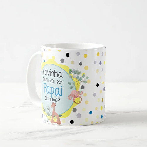 Caneca Presente Revelação Adivinha Quem Vai Ser Papai