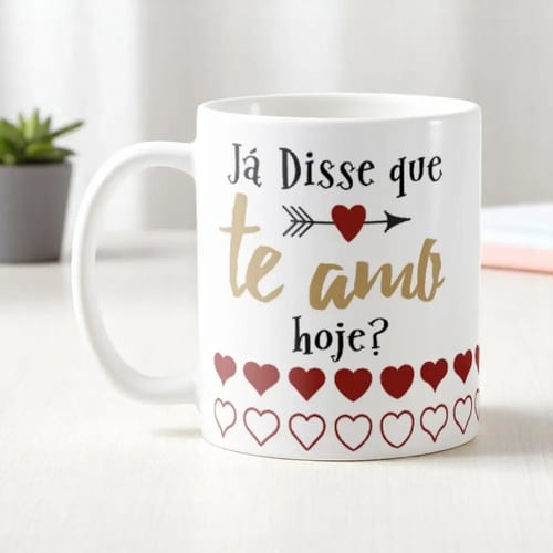 Kit Canecas Romântico Para Casal Amor Pronta Entrega