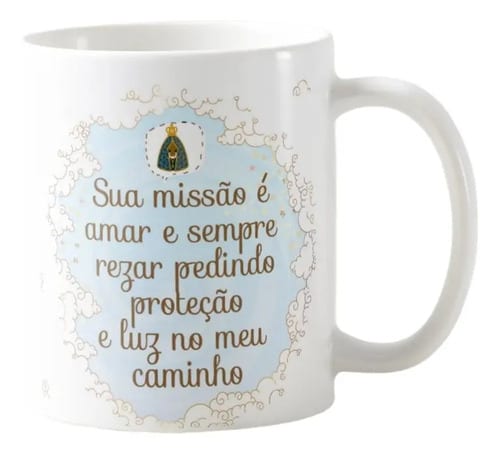 Caneca Personalizada Madrinha de Consagração Xicara Batizado