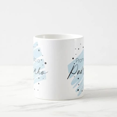 Caneca Convite Para Padrinho Batizado Crisma Casamento