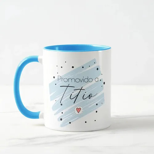 Conjunto 2 Canecas Revelação De Gravidez Para Titio E Titia