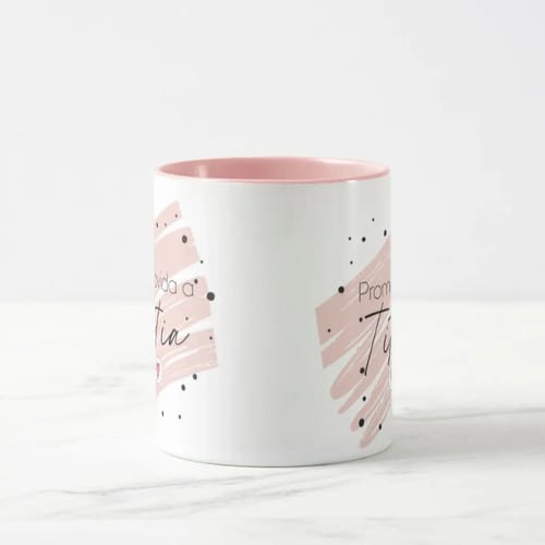 Caneca Revelação De Gravidez Criativa Promovida A Titia