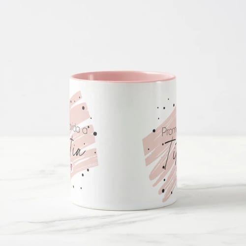 Caneca Revelação De Gravidez Criativa Promovida A Titia