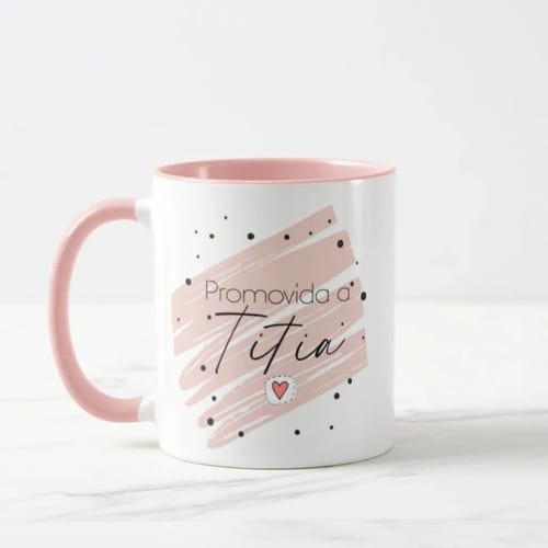 Caneca Revelação De Gravidez Criativa Promovida A Titia