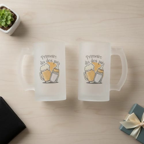 Copo De Cerveja Pai Cervejeiro Presente Primeiro Dia Dos Pai - Família (Pai)