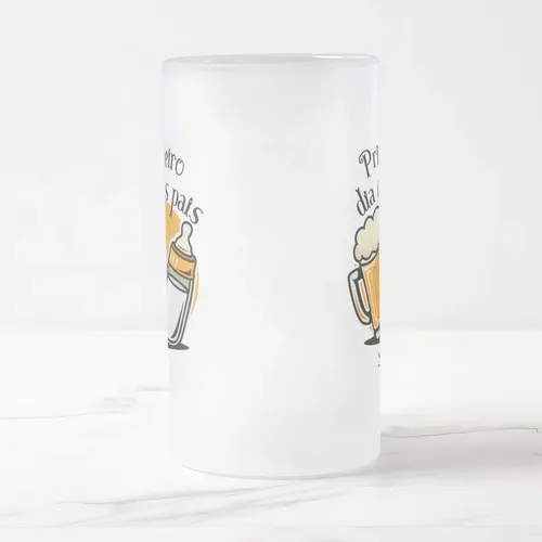Copo De Cerveja Pai Cervejeiro Presente Primeiro Dia Dos Pai