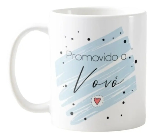 Caneca Presente Revelar Gravidez a Família Promovido Avô - Anúncio de Gravidez (Avós)