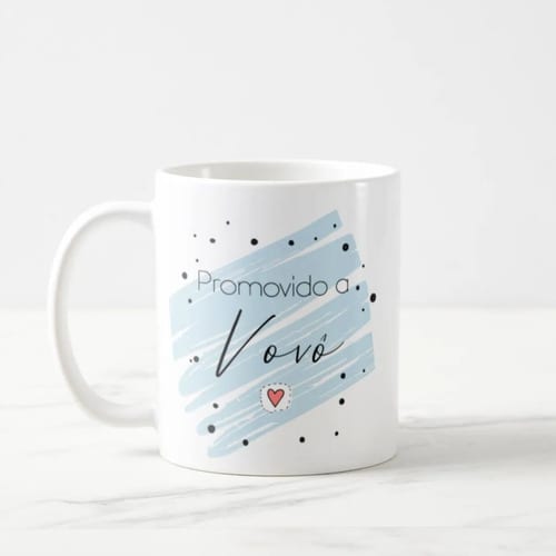 Caneca Presente Revelar Gravidez a Família Promovido Avô
