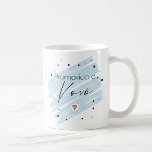 Caneca Presente Revelar Gravidez a Família Promovido Avô