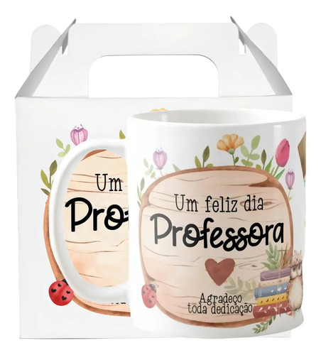 Caneca Presente Agradecimento Professora Dia dos Professores
