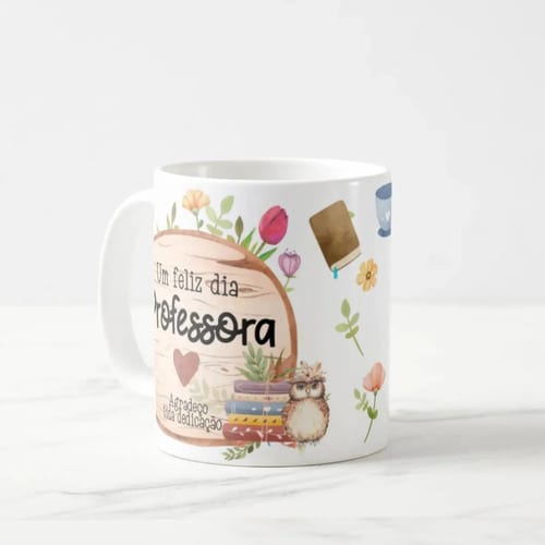 Caneca Presente Agradecimento Professora Dia dos Professores