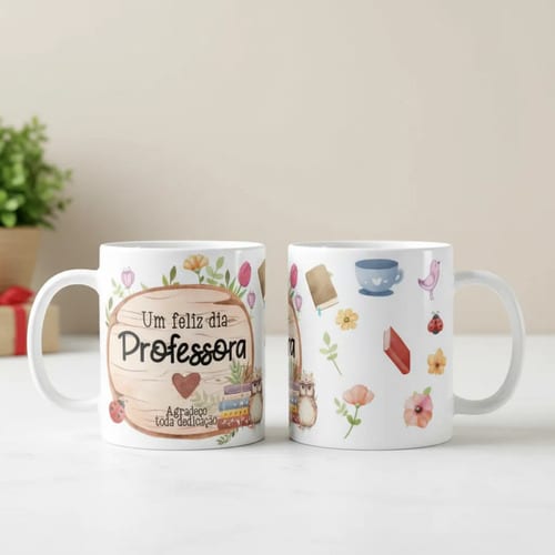 Caneca Presente Agradecimento Professora Dia dos Professores