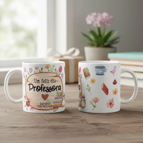 Caneca Presente Agradecimento Professora Dia dos Professores