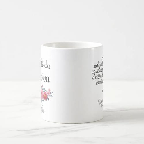Kit 2 Canecas Casamento Mãe Noiva Presente Personalizado Com Nome