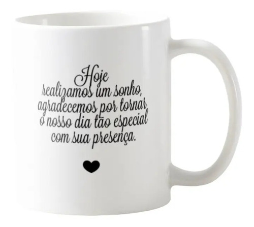 Kit 2 Canecas Lembrança De Casamento Para Pais Da Noiva