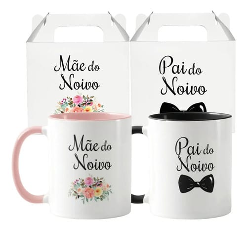 Kit Casamento  Lembrança Pai e Mãe do Noivo