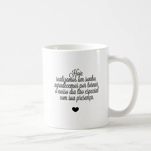 Caneca Lembrança De Casamento Floral Mãe Do Noivo