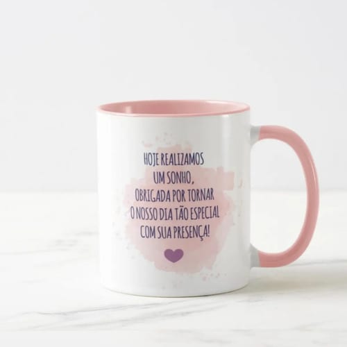 Caneca Divertida Lembrança de Casamento Irmã da Noiva
