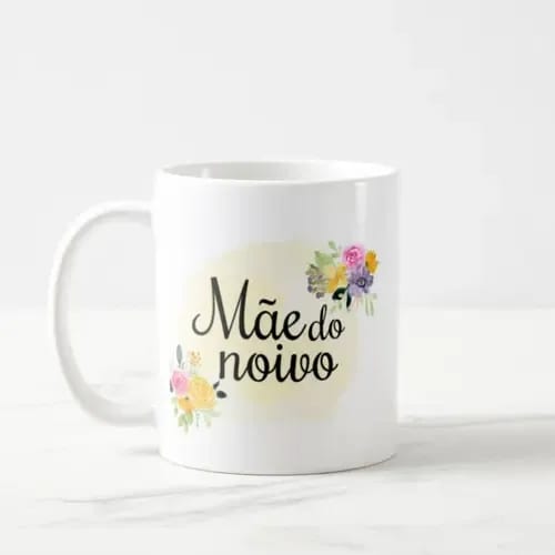 Caneca Casamento Lembrança Mãe Do Noivo Pronta Entrega Presente