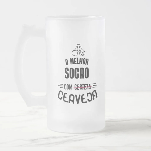 Copo De Cerveja Personalizado Presente Criativo Para Sogro