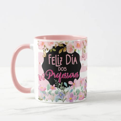 Caneca Presente Feliz Dia Dos Professores Professora